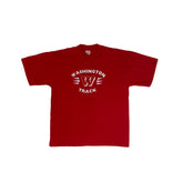 Vintage 90s Single Stitch Washington Track T-Shirt Red Size XL by Murina